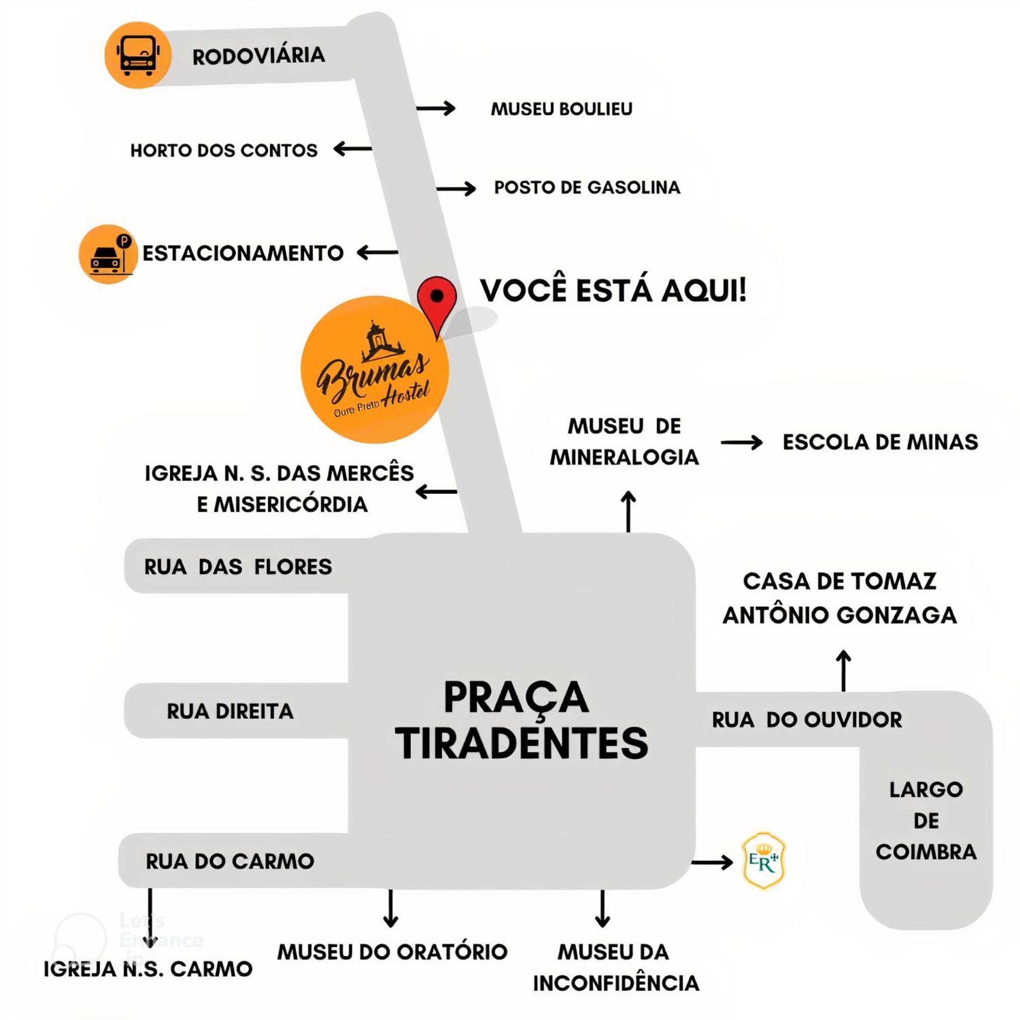 Brumas Ouro Preto Hostel E Pousada Exterior photo